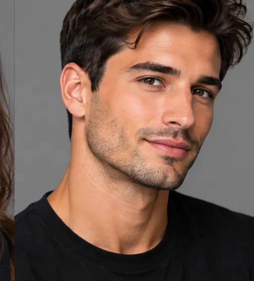 Man with a modern textured haircut