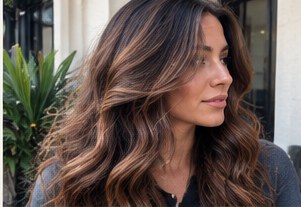 Blonde Highlights on Medium Brown Hair
